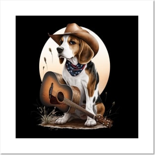 Country Beagle Posters and Art